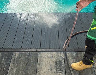 Pool Deck Power Washing